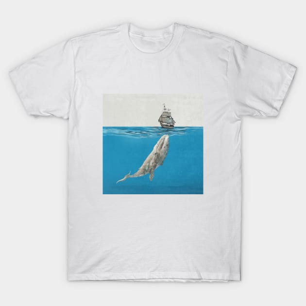 The White Whale T-Shirt by Moulezitouna